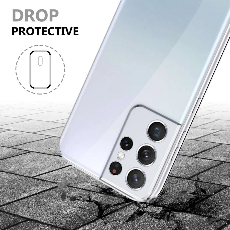 Cadorabo Hülle kompatibel mit Samsung Galaxy S22 ULTRA 360? Full Body Schutzhülle - Front- und Rückenschutz, Rundumschutz mit Displayschutz