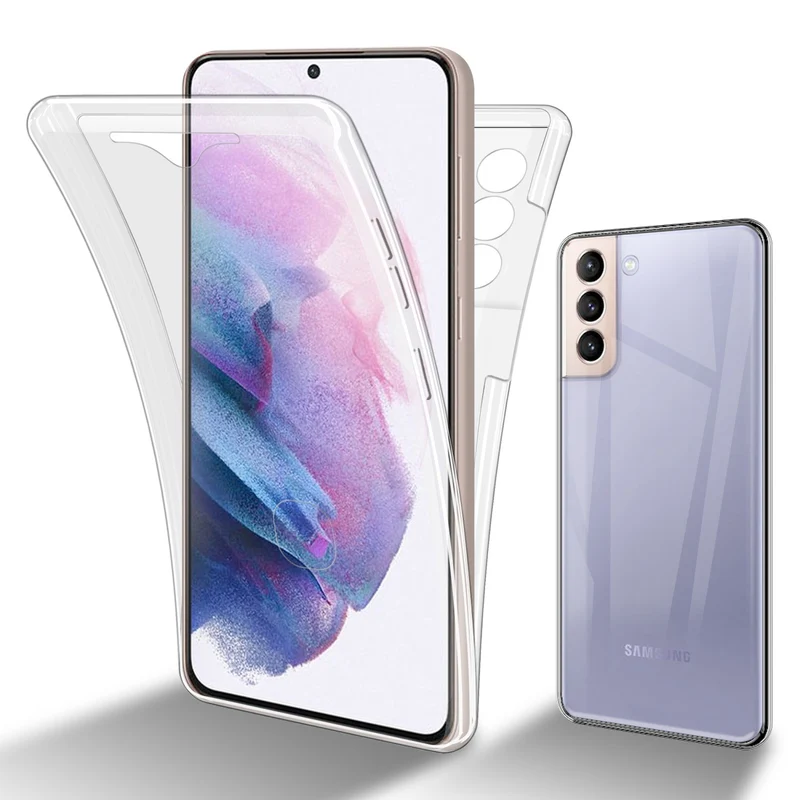 Cadorabo Hülle kompatibel mit Samsung Galaxy S22 PLUS 360? Full Body Schutzhülle - Front- und Rückenschutz, Rundumschutz mit Displayschutz