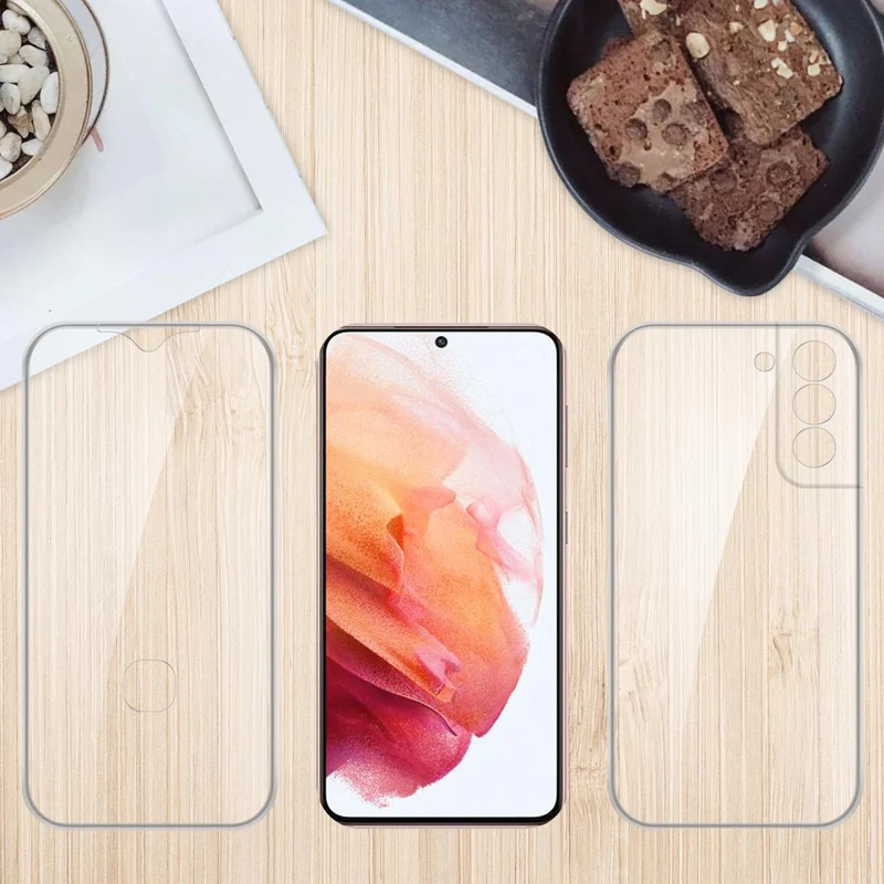 Cadorabo Hülle kompatibel mit Samsung Galaxy S22 360? Full Body Schutzhülle - Front- und Rückenschutz, Rundumschutz mit Displayschutz