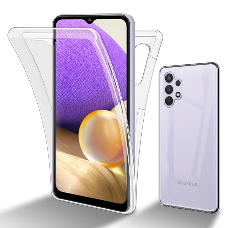 Cadorabo Hülle kompatibel mit Samsung Galaxy A33 5G 360? Full Body Schutzhülle - Front- und Rückenschutz, Rundumschutz mit Displayschutz