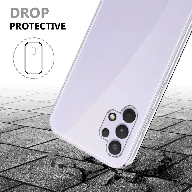 Cadorabo Hülle kompatibel mit Samsung Galaxy A33 5G 360? Full Body Schutzhülle - Front- und Rückenschutz, Rundumschutz mit Displayschutz