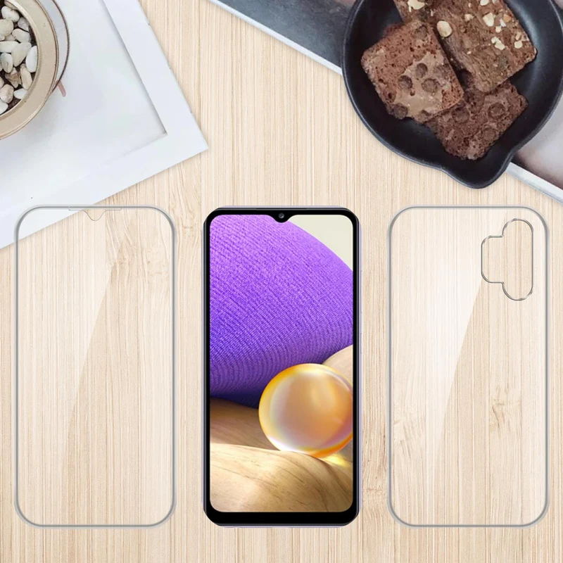 Cadorabo Hülle kompatibel mit Samsung Galaxy A33 5G 360? Full Body Schutzhülle - Front- und Rückenschutz, Rundumschutz mit Displayschutz