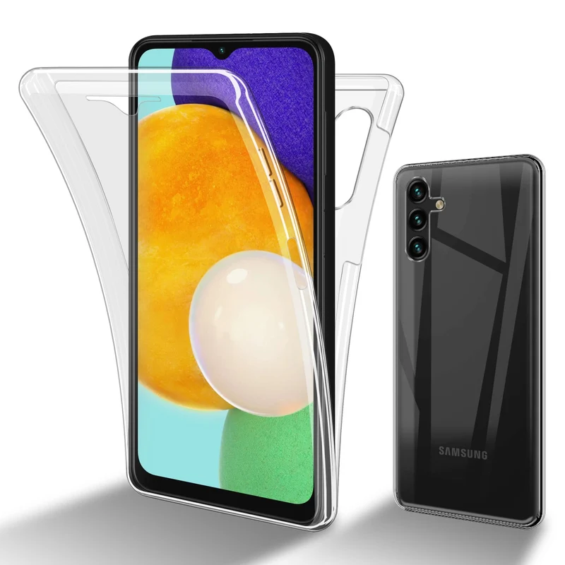 Cadorabo Hülle kompatibel mit Samsung Galaxy A13 5G 360? Full Body Schutzhülle - Front- und Rückenschutz, Rundumschutz mit Displayschutz