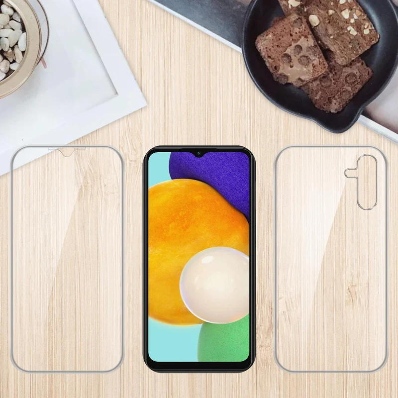 Cadorabo Hülle kompatibel mit Samsung Galaxy A13 5G 360? Full Body Schutzhülle - Front- und Rückenschutz, Rundumschutz mit Displayschutz