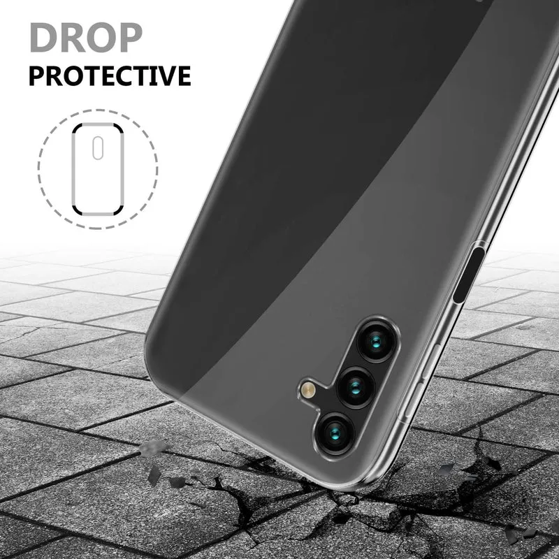 Cadorabo Hülle kompatibel mit Samsung Galaxy A13 5G 360? Full Body Schutzhülle - Front- und Rückenschutz, Rundumschutz mit Displayschutz