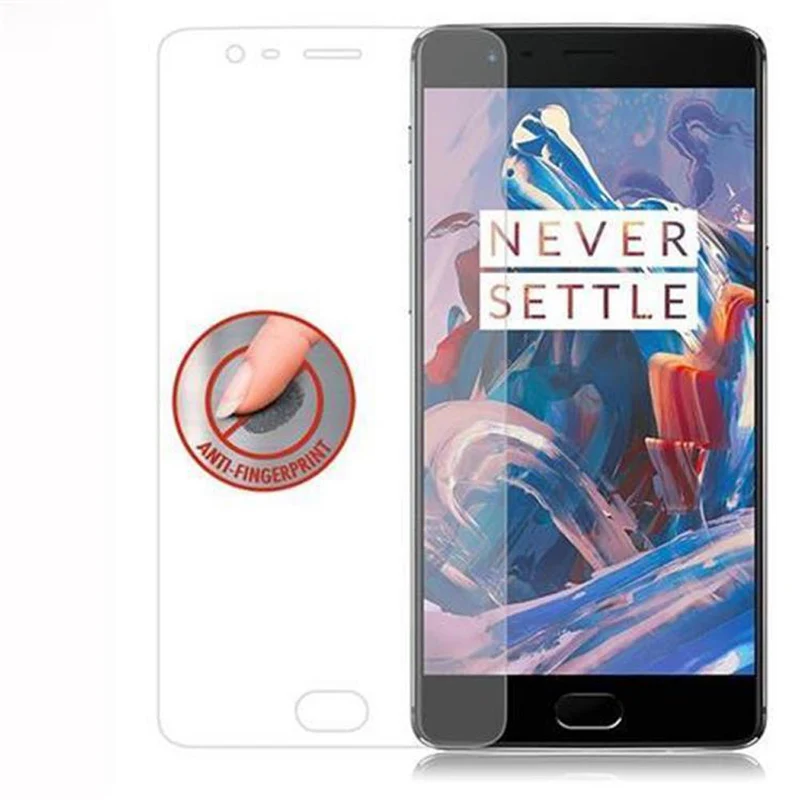Cadorabo Panzer Folie kompatibel mit OnePlus 3 / 3T - Schutzfolie Gehärtetes (Tempered) Display-Schutzglas in 9H Härte mit 3D Touch Kompatibilität