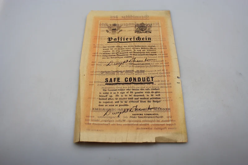 "Freies Geleit". Propaganda-/Sicherheitsflyer