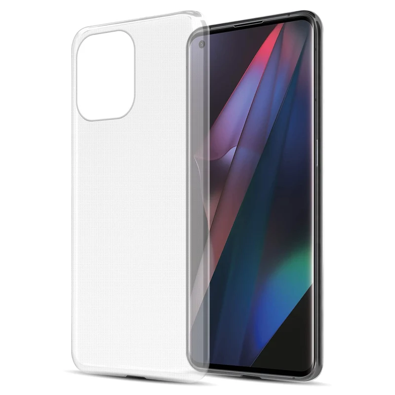Cadorabo Hülle kompatibel mit Oppo FIND X3 PRO Schutzhülle aus flexiblem TPU Silikon