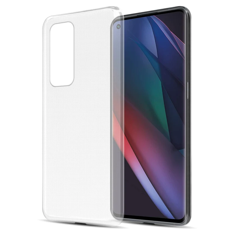 Cadorabo Hülle kompatibel mit Oppo FIND X3 NEO Schutzhülle aus flexiblem TPU Silikon