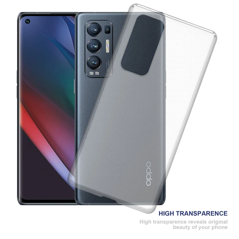 Cadorabo Hülle kompatibel mit Oppo FIND X3 NEO Schutzhülle aus flexiblem TPU Silikon