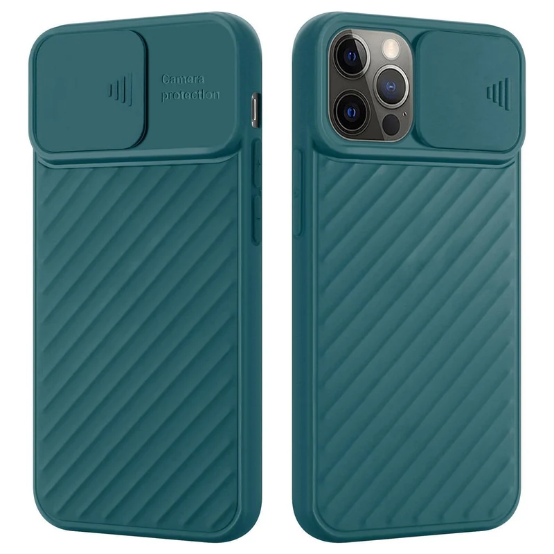 Cadorabo Hülle kompatibel mit Apple iPhone 13 PRO MAX Schutzhülle aus flexiblem TPU Silikon und mit Kameraschutz
