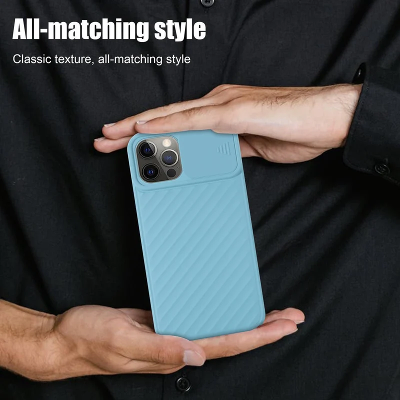 Cadorabo Hülle kompatibel mit Apple iPhone 13 PRO MAX Schutzhülle aus flexiblem TPU Silikon und mit Kameraschutz