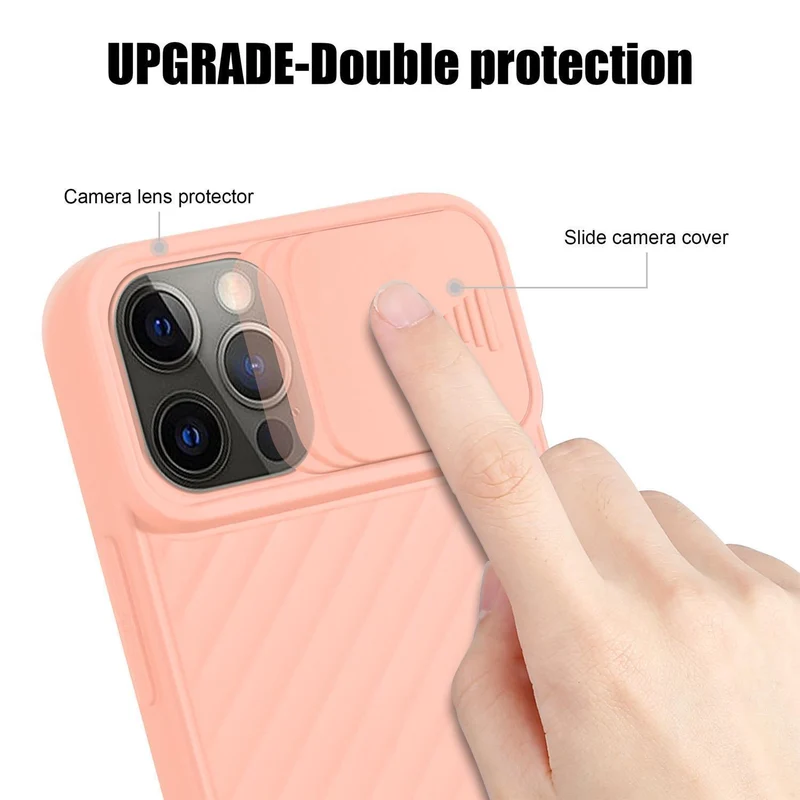 Cadorabo Hülle kompatibel mit Apple iPhone 13 PRO MAX Schutzhülle aus flexiblem TPU Silikon und mit Kameraschutz
