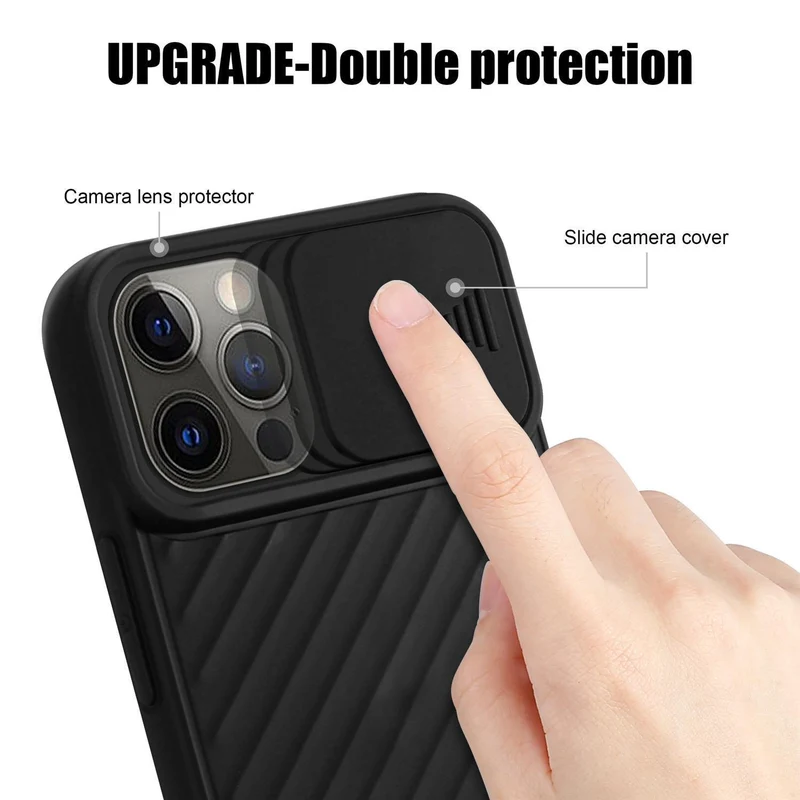 Cadorabo Hülle kompatibel mit Apple iPhone 13 PRO MAX Schutzhülle aus flexiblem TPU Silikon und mit Kameraschutz