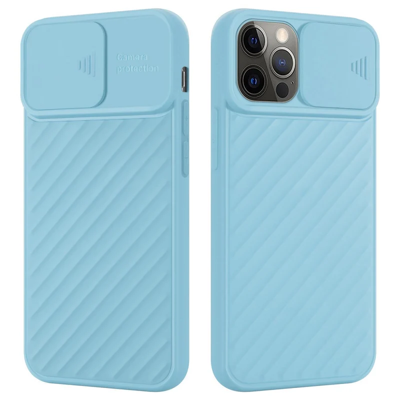 Cadorabo Hülle kompatibel mit Apple iPhone 13 PRO Schutzhülle aus flexiblem TPU Silikon und mit Kameraschutz