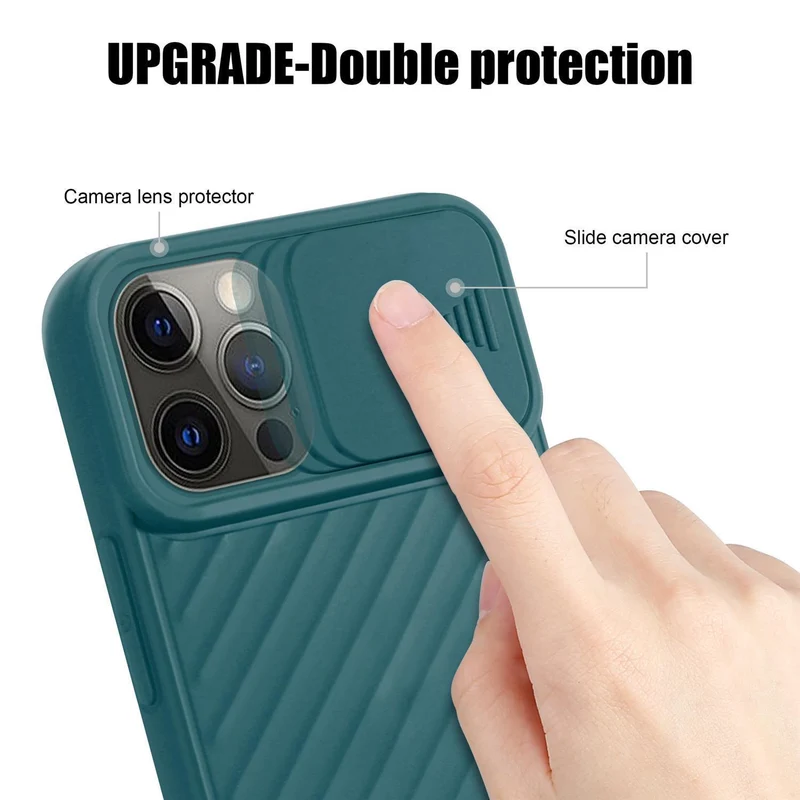 Cadorabo Hülle kompatibel mit Apple iPhone 13 PRO Schutzhülle aus flexiblem TPU Silikon und mit Kameraschutz