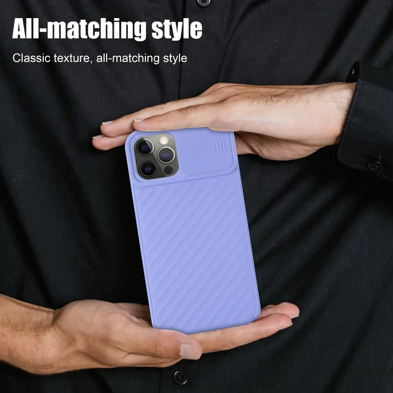 Cadorabo Hülle kompatibel mit Apple iPhone 13 PRO Schutzhülle aus flexiblem TPU Silikon und mit Kameraschutz