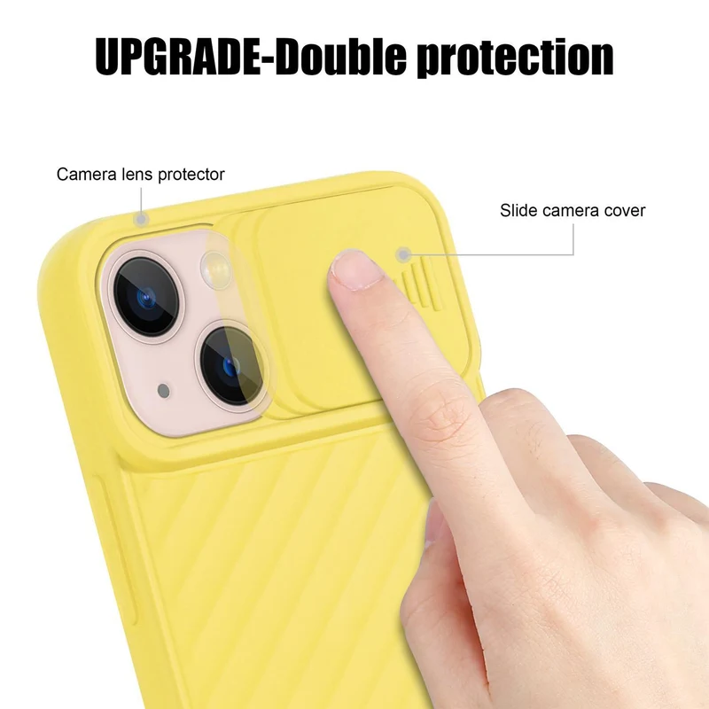 Cadorabo Hülle kompatibel mit Apple iPhone 13 MINI Schutzhülle aus flexiblem TPU Silikon und mit Kameraschutz