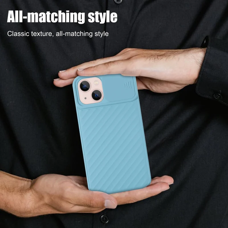 Cadorabo Hülle kompatibel mit Apple iPhone 13 MINI Schutzhülle aus flexiblem TPU Silikon und mit Kameraschutz