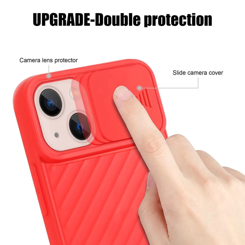 Cadorabo Hülle kompatibel mit Apple iPhone 13 MINI Schutzhülle aus flexiblem TPU Silikon und mit Kameraschutz