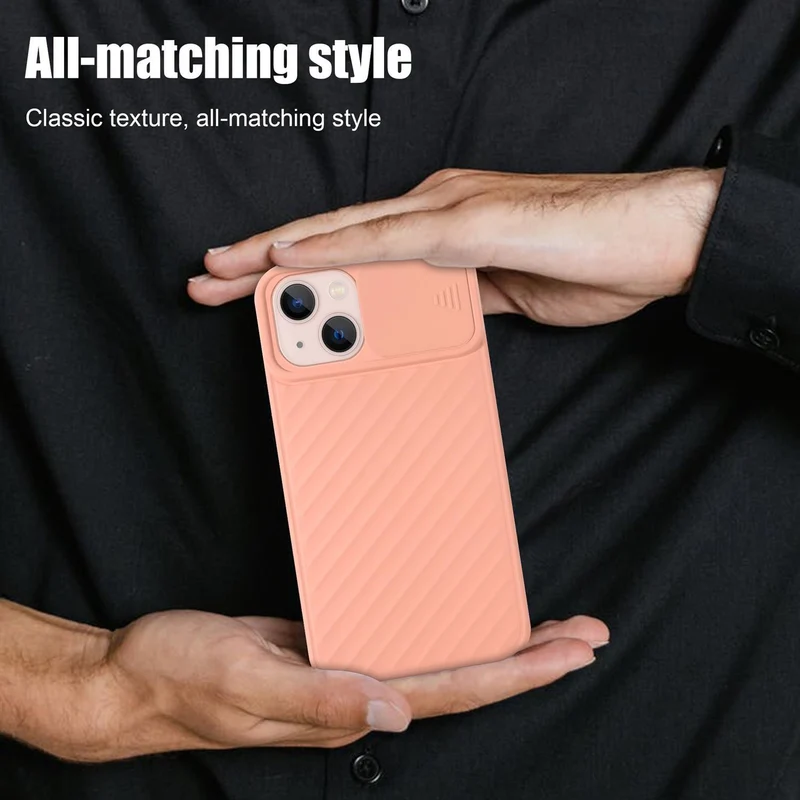 Cadorabo Hülle kompatibel mit Apple iPhone 13 MINI Schutzhülle aus flexiblem TPU Silikon und mit Kameraschutz
