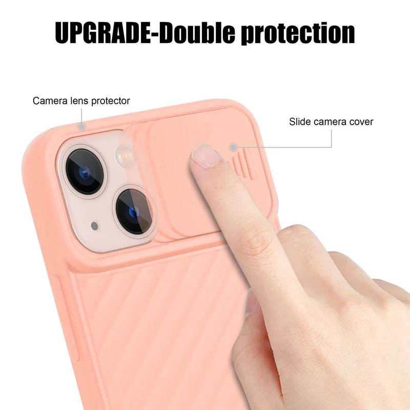 Cadorabo Hülle kompatibel mit Apple iPhone 13 MINI Schutzhülle aus flexiblem TPU Silikon und mit Kameraschutz