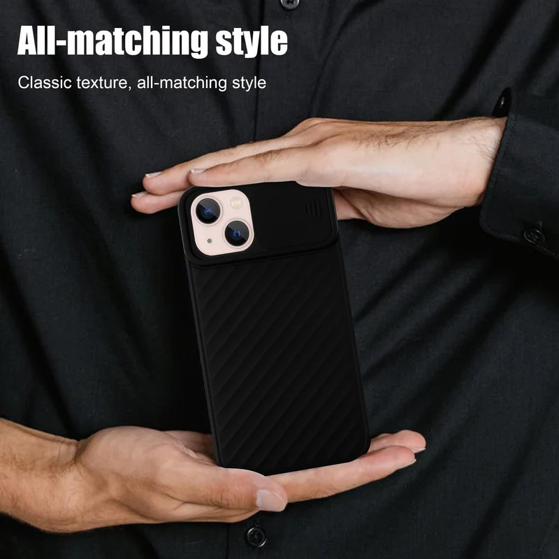 Cadorabo Hülle kompatibel mit Apple iPhone 13 MINI Schutzhülle aus flexiblem TPU Silikon und mit Kameraschutz