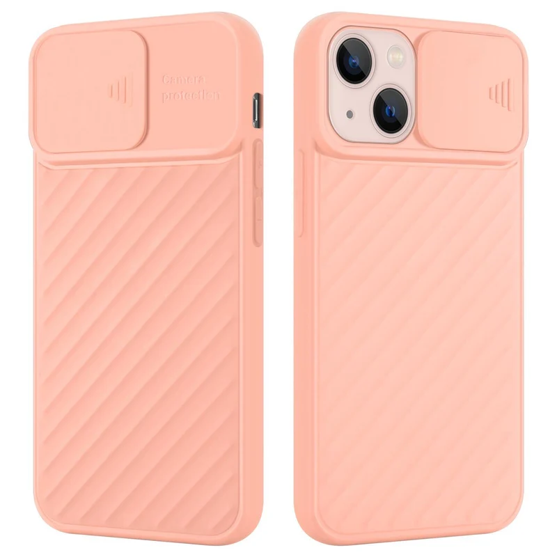 Cadorabo Hülle kompatibel mit Apple iPhone 13 Schutzhülle aus flexiblem TPU Silikon und mit Kameraschutz