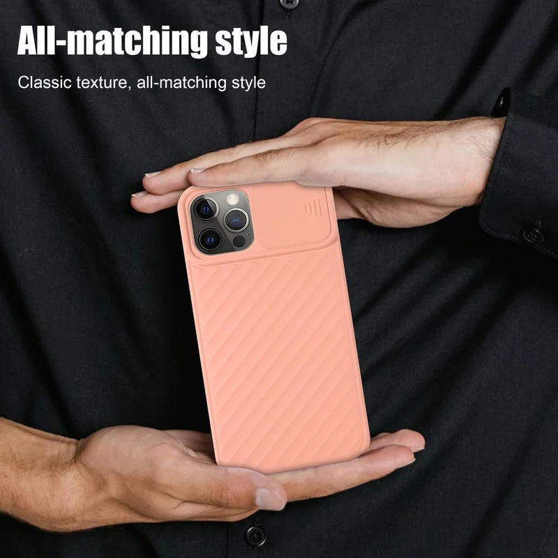 Cadorabo Hülle kompatibel mit Apple iPhone 12 PRO MAX Schutzhülle aus flexiblem TPU Silikon und mit Kameraschutz