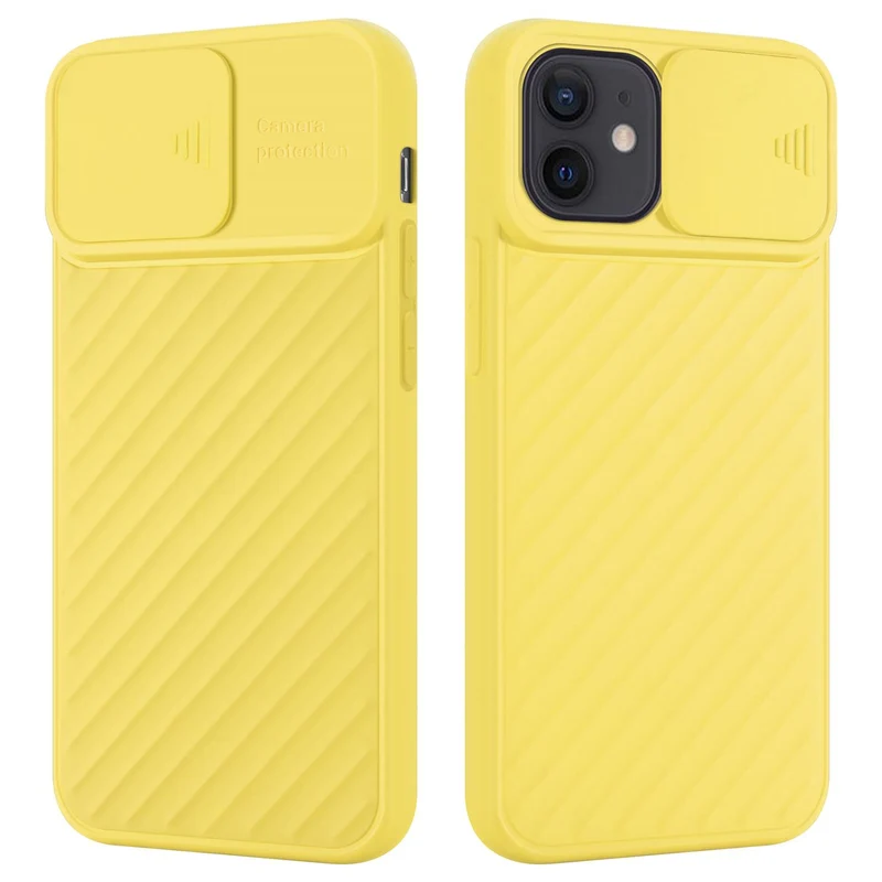 Cadorabo Hülle kompatibel mit Apple iPhone 12 MINI Schutzhülle aus flexiblem TPU Silikon und mit Kameraschutz