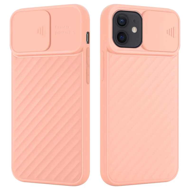 Cadorabo Hülle kompatibel mit Apple iPhone 12 MINI Schutzhülle aus flexiblem TPU Silikon und mit Kameraschutz