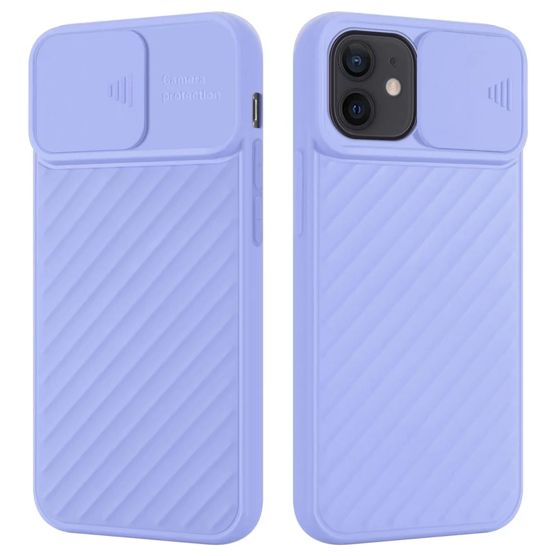 Cadorabo Hülle kompatibel mit Apple iPhone 12 MINI Schutzhülle aus flexiblem TPU Silikon und mit Kameraschutz