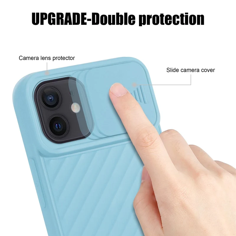 Cadorabo Hülle kompatibel mit Apple iPhone 12 MINI Schutzhülle aus flexiblem TPU Silikon und mit Kameraschutz