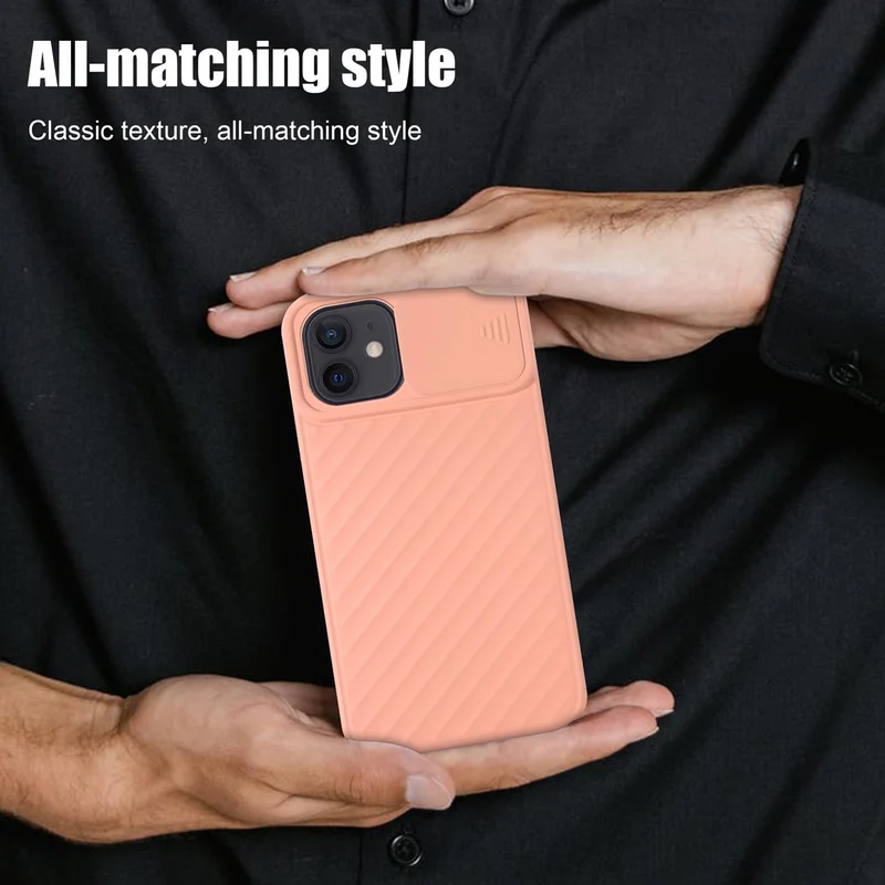 Cadorabo Hülle kompatibel mit Apple iPhone 12 MINI Schutzhülle aus flexiblem TPU Silikon und mit Kameraschutz