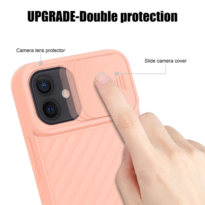 Cadorabo Hülle kompatibel mit Apple iPhone 12 MINI Schutzhülle aus flexiblem TPU Silikon und mit Kameraschutz