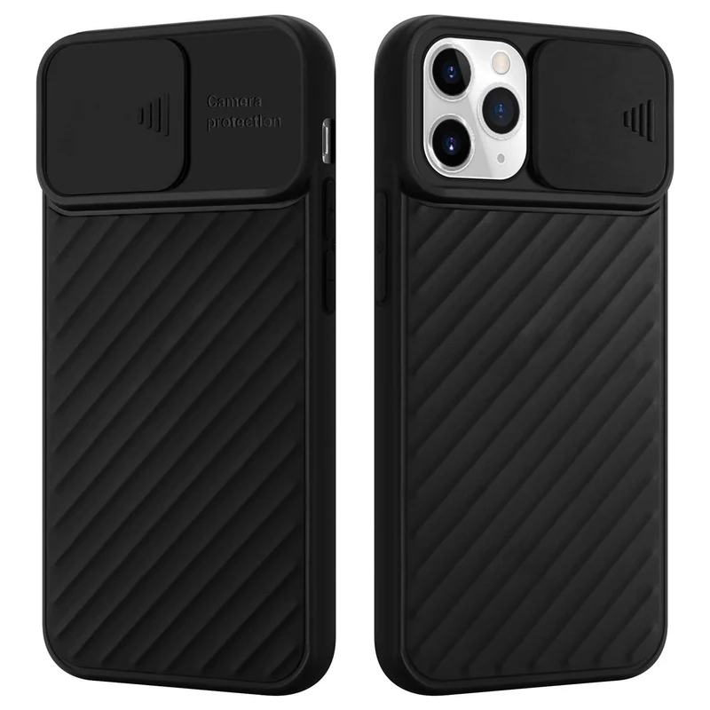 Cadorabo Hülle kompatibel mit Apple iPhone 11 PRO MAX Schutzhülle aus flexiblem TPU Silikon und mit Kameraschutz