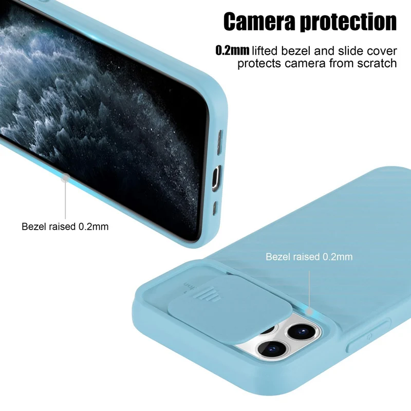 Cadorabo Hülle kompatibel mit Apple iPhone 11 PRO MAX Schutzhülle aus flexiblem TPU Silikon und mit Kameraschutz