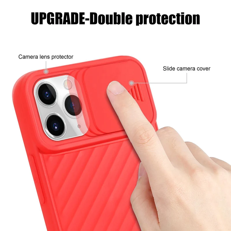 Cadorabo Hülle kompatibel mit Apple iPhone 11 PRO MAX Schutzhülle aus flexiblem TPU Silikon und mit Kameraschutz