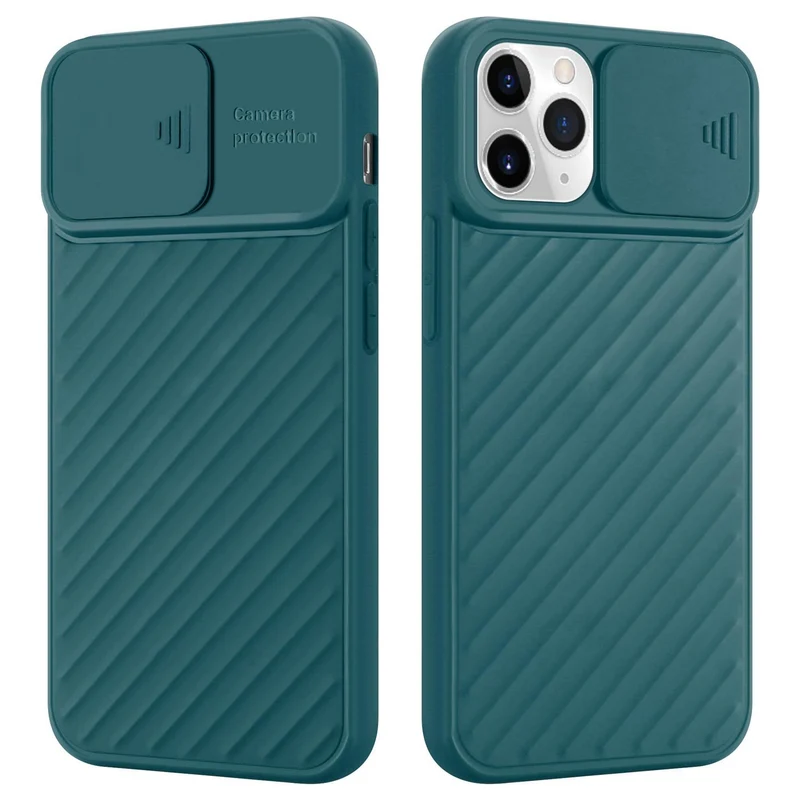 Cadorabo Hülle kompatibel mit Apple iPhone 11 PRO Schutzhülle aus flexiblem TPU Silikon und mit Kameraschutz