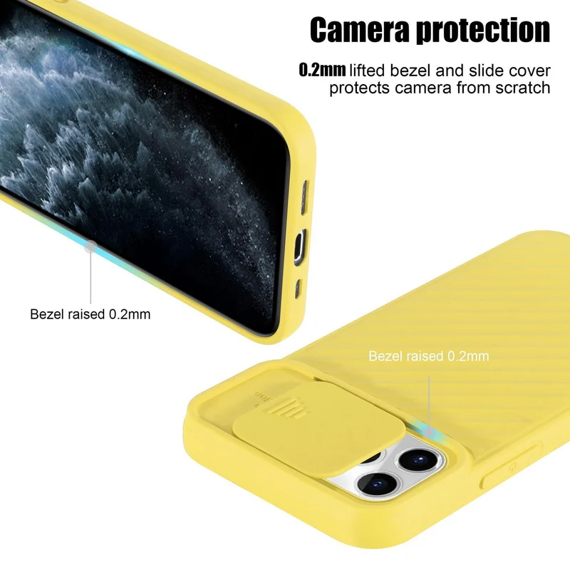 Cadorabo Hülle kompatibel mit Apple iPhone 11 PRO Schutzhülle aus flexiblem TPU Silikon und mit Kameraschutz