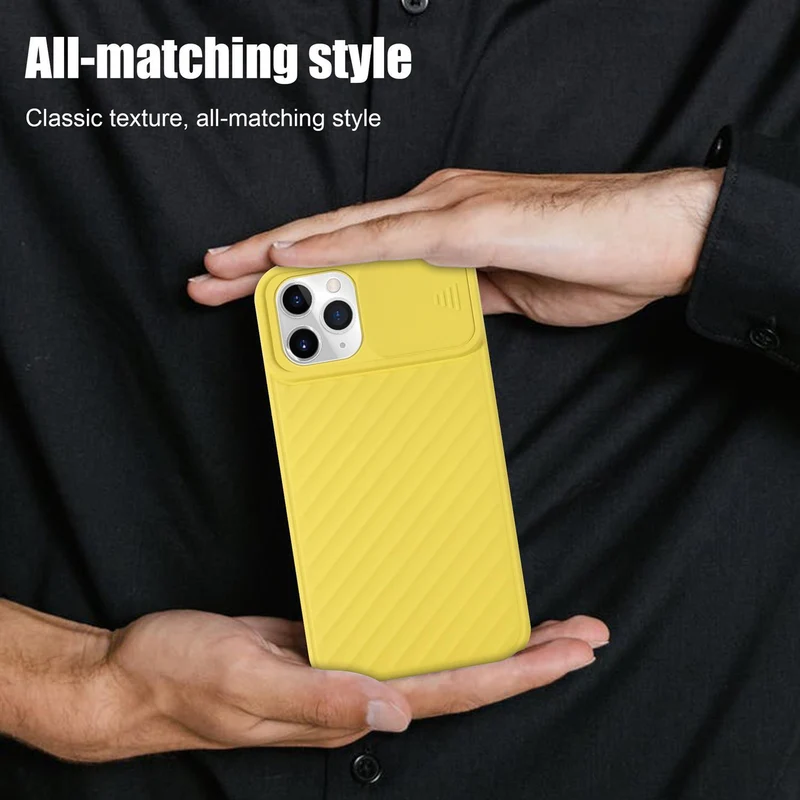Cadorabo Hülle kompatibel mit Apple iPhone 11 PRO Schutzhülle aus flexiblem TPU Silikon und mit Kameraschutz
