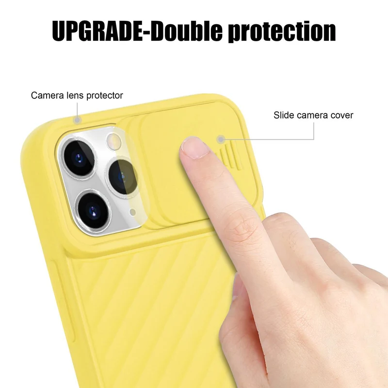 Cadorabo Hülle kompatibel mit Apple iPhone 11 PRO Schutzhülle aus flexiblem TPU Silikon und mit Kameraschutz