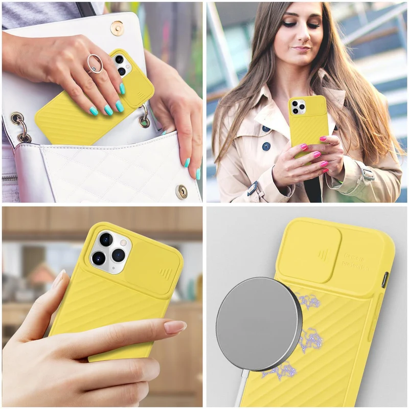 Cadorabo Hülle kompatibel mit Apple iPhone 11 PRO Schutzhülle aus flexiblem TPU Silikon und mit Kameraschutz