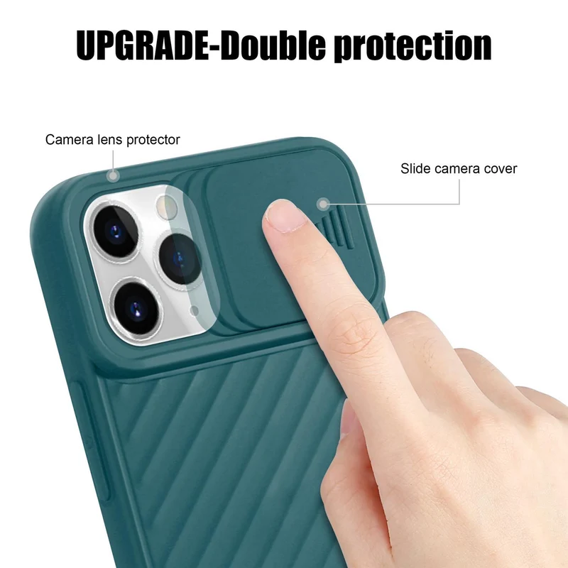Cadorabo Hülle kompatibel mit Apple iPhone 11 PRO Schutzhülle aus flexiblem TPU Silikon und mit Kameraschutz