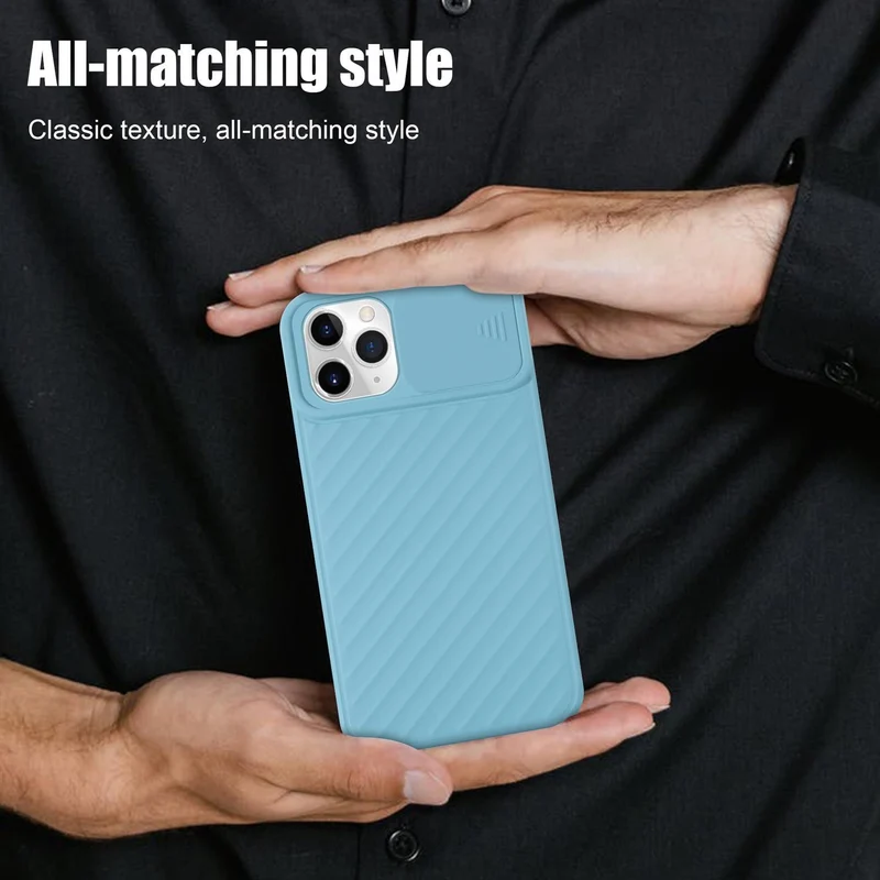 Cadorabo Hülle kompatibel mit Apple iPhone 11 PRO Schutzhülle aus flexiblem TPU Silikon und mit Kameraschutz