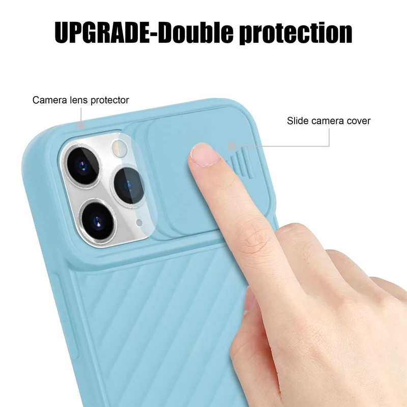 Cadorabo Hülle kompatibel mit Apple iPhone 11 PRO Schutzhülle aus flexiblem TPU Silikon und mit Kameraschutz