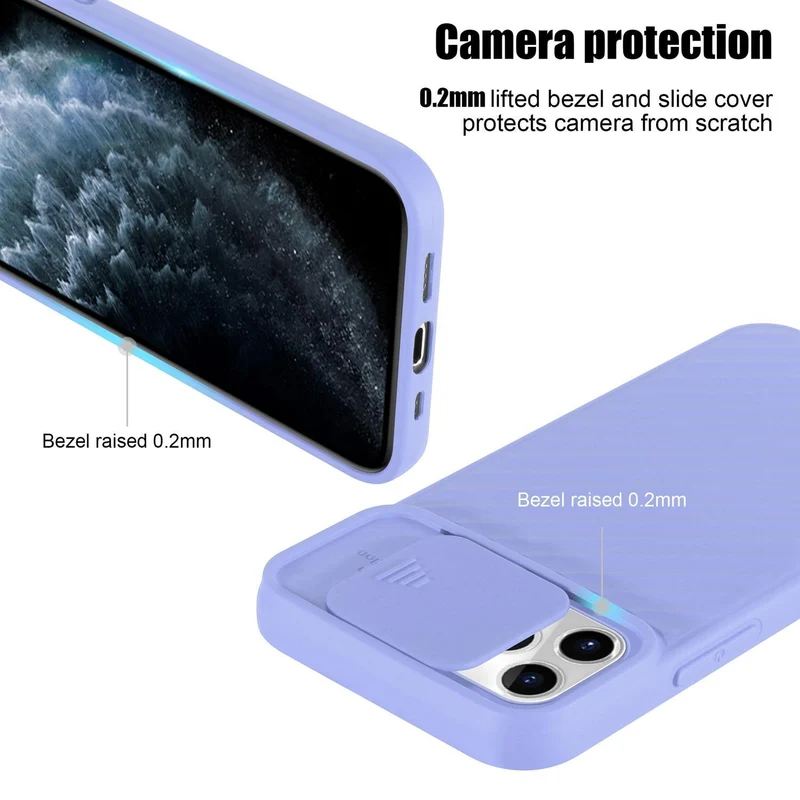 Cadorabo Hülle kompatibel mit Apple iPhone 11 PRO Schutzhülle aus flexiblem TPU Silikon und mit Kameraschutz