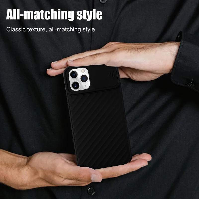 Cadorabo Hülle kompatibel mit Apple iPhone 11 PRO Schutzhülle aus flexiblem TPU Silikon und mit Kameraschutz