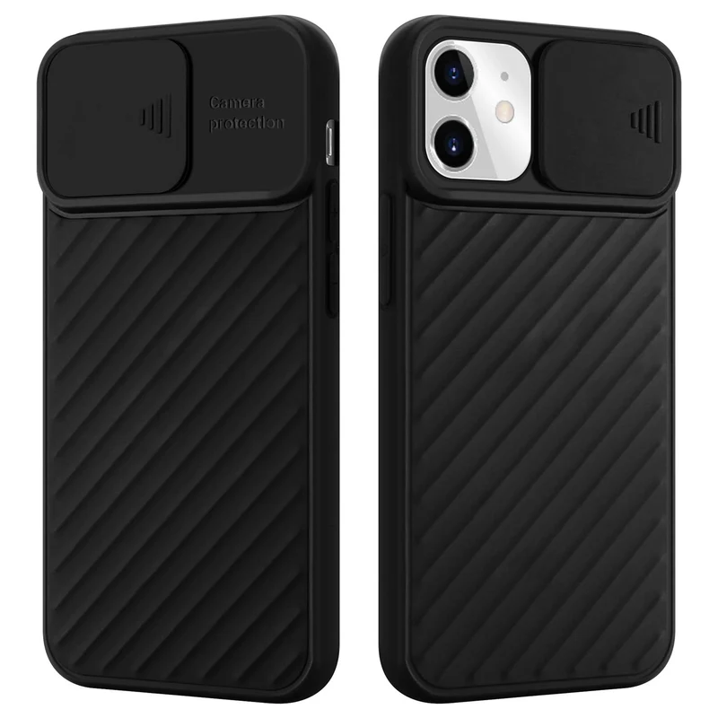 Cadorabo Hülle kompatibel mit Apple iPhone 11 Schutzhülle aus flexiblem TPU Silikon und mit Kameraschutz