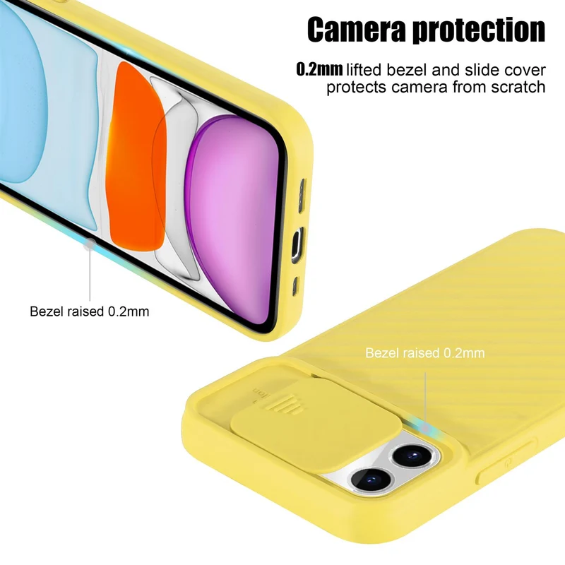 Cadorabo Hülle kompatibel mit Apple iPhone 11 Schutzhülle aus flexiblem TPU Silikon und mit Kameraschutz